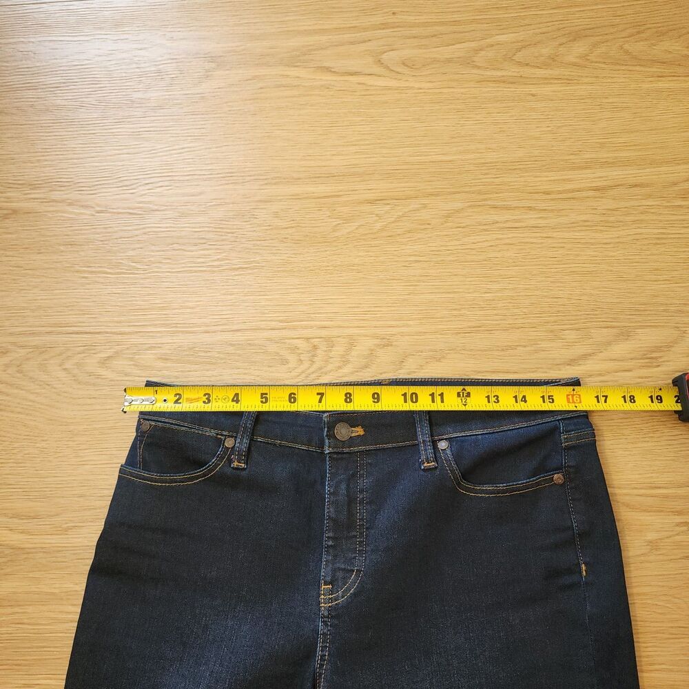 Talbots Jeans Womens 8 Blue Slim Ankle Curvy Flawless Five Pocket Stretch 32x28 - Picture 5 of 11